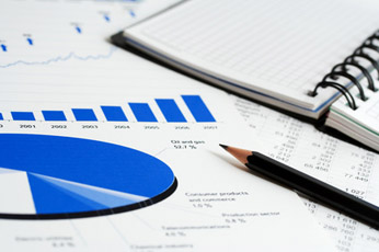 Stock market graphs monitoring and accounting.